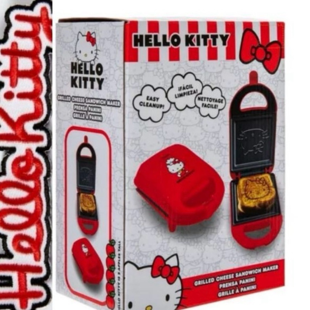 Hello Kitty Red Grilled Cheese Sandwich Maker